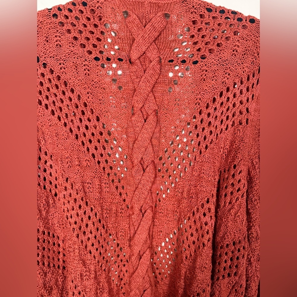 NWT Maurices cable-knit granola cardigan size 3X - Picture 5 of 6